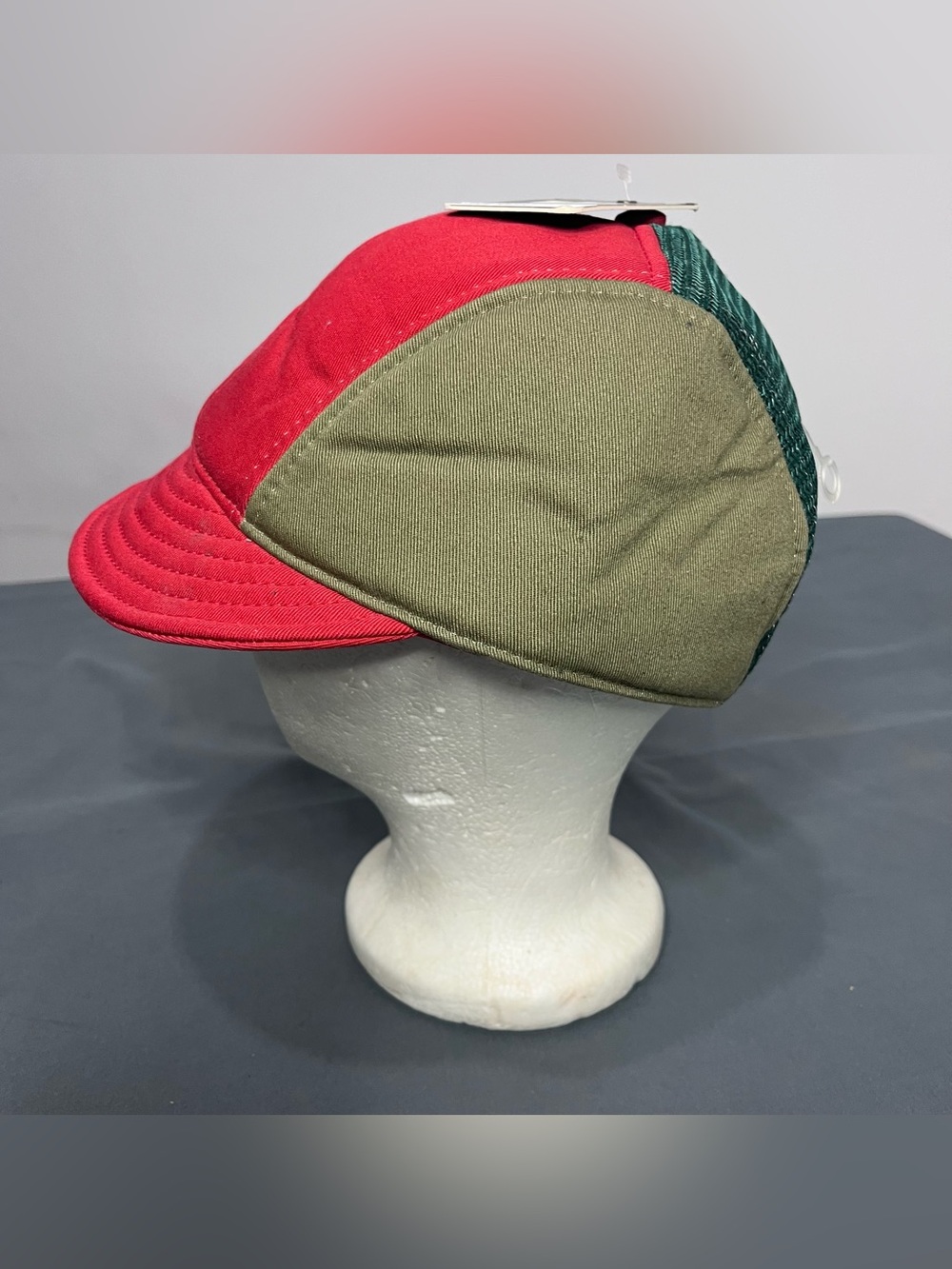 Goorin Bros Newsboy Flat Cap Dutch Boy Hat One Size Sample Tag NOS Mesh Trucker